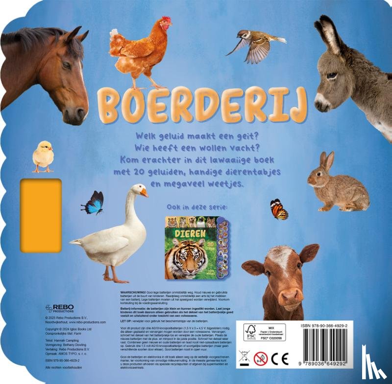 Campling, Hannah - Boerderij - 20-geluidenboek