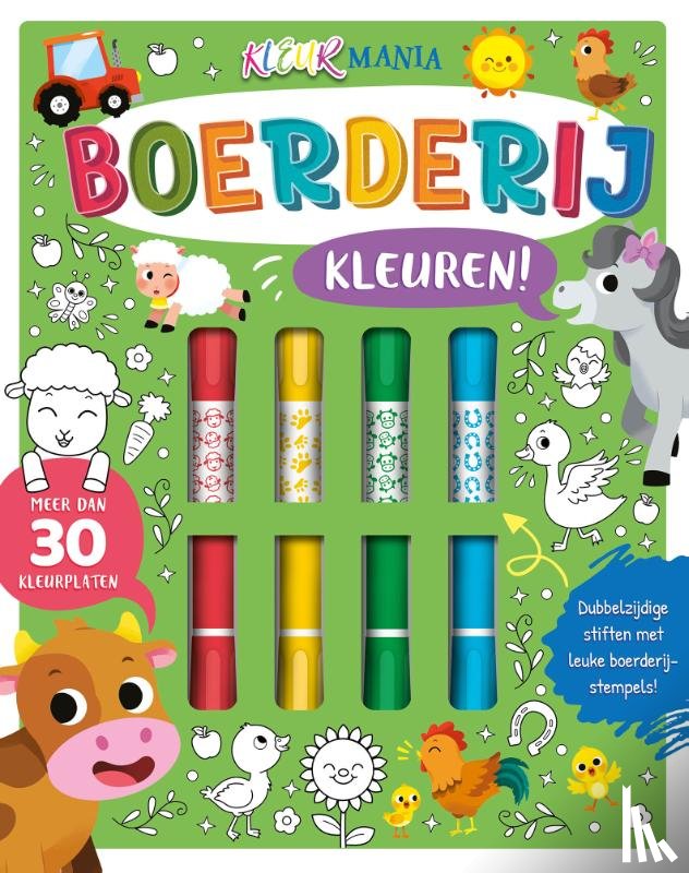 Moss, Stephanie - Boerderij kleuren! - Kleurmania