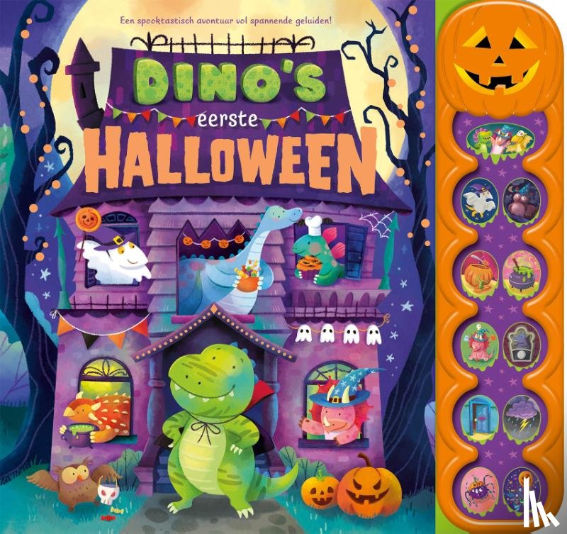 Hemsley, Eleanor, Campling, Hannah - Dino's eerste Halloween - 11 geluidenboek