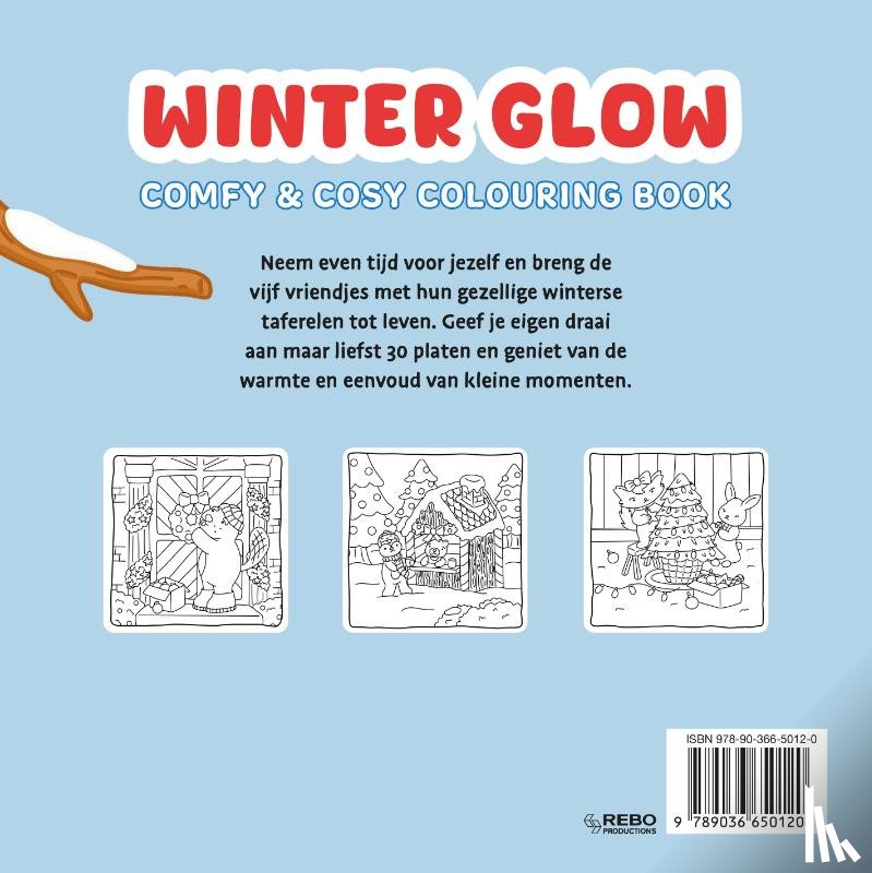  - Winter glow - Comfy & cosy colouring book