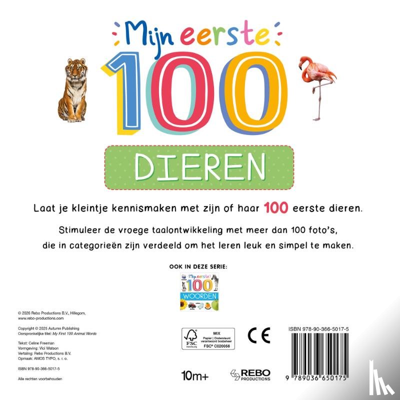 Freeman, Celine - Mijn eerste 100 dieren - Mijn eerste 100