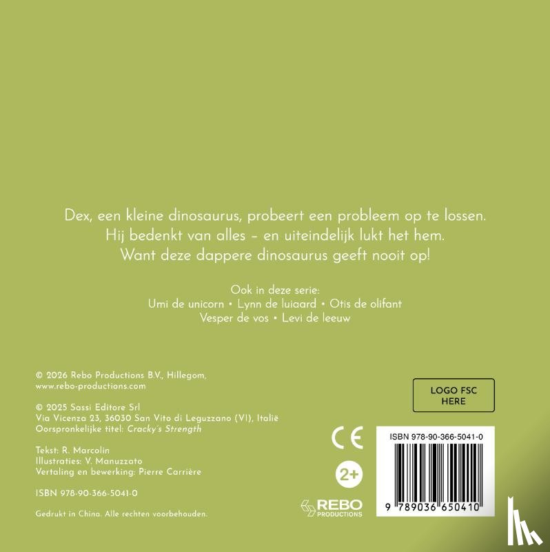 Marcolin, R. - Dex de dino - Lifestyle-collectie