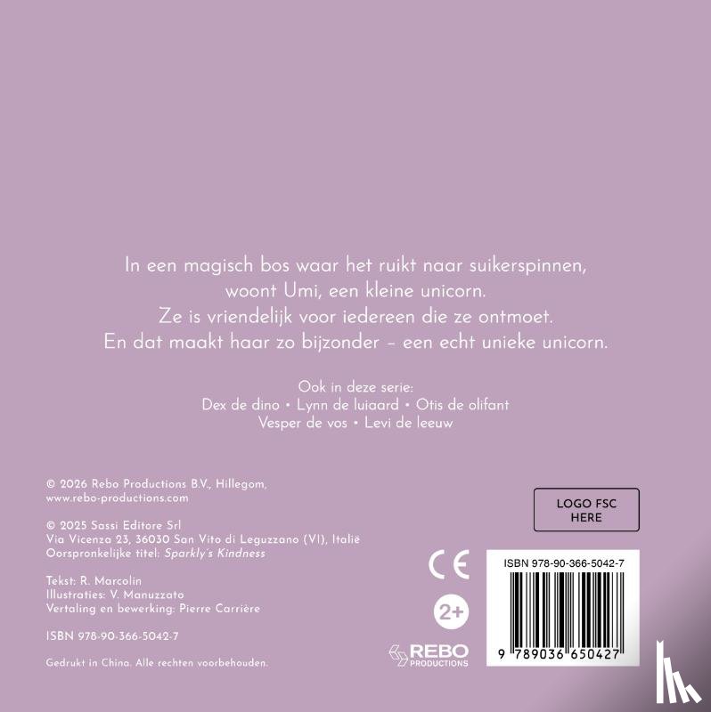 Marcolin, R. - Umi de unicorn - Lifestyle-collectie