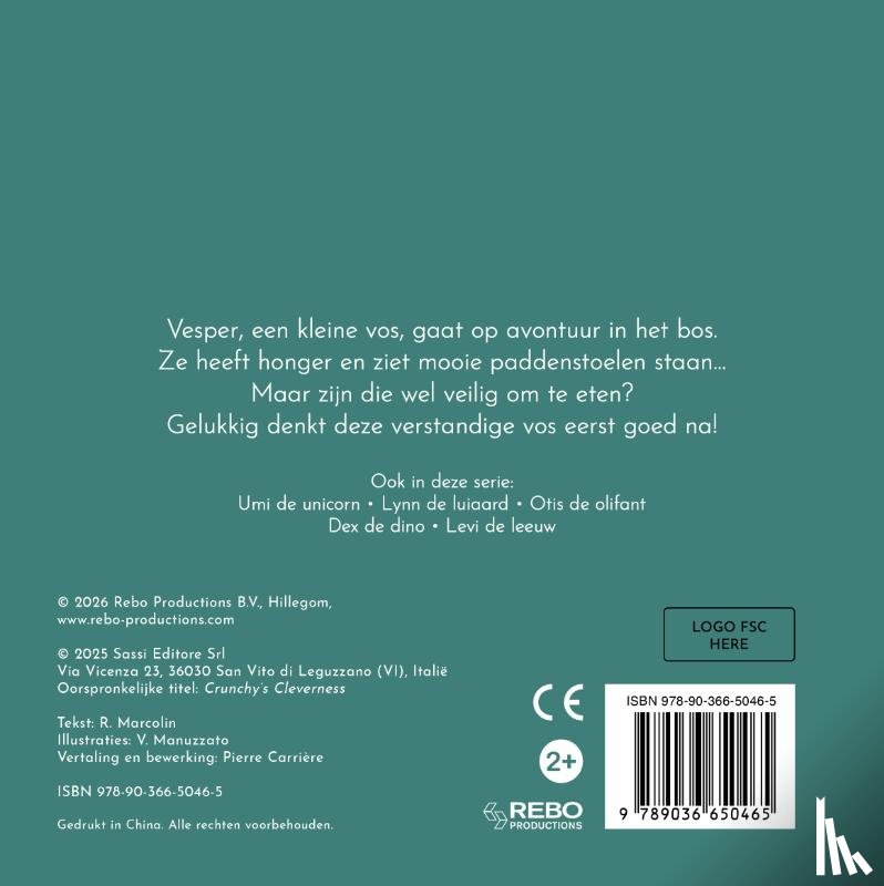 Marcolin, R. - Vesper de vos - Lifestyle-collectie