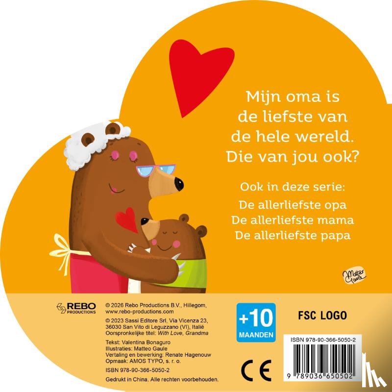 Bonaguro, Valentina - De allerliefste oma - Vormboek