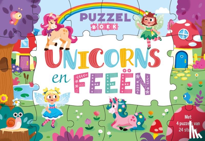 Campling, Hannah, Hooke, Millie - Unicorns en feeën - Puzzelboek