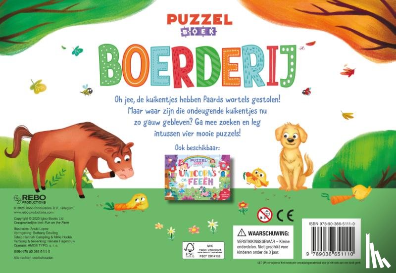 Campling, Hannah, Hooke, Millie - Boerderij - Puzzelboek