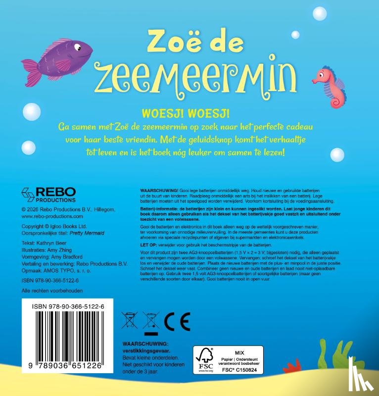 Beer, Kathryn - Zoë de zeemeermin - 1-geluidboek