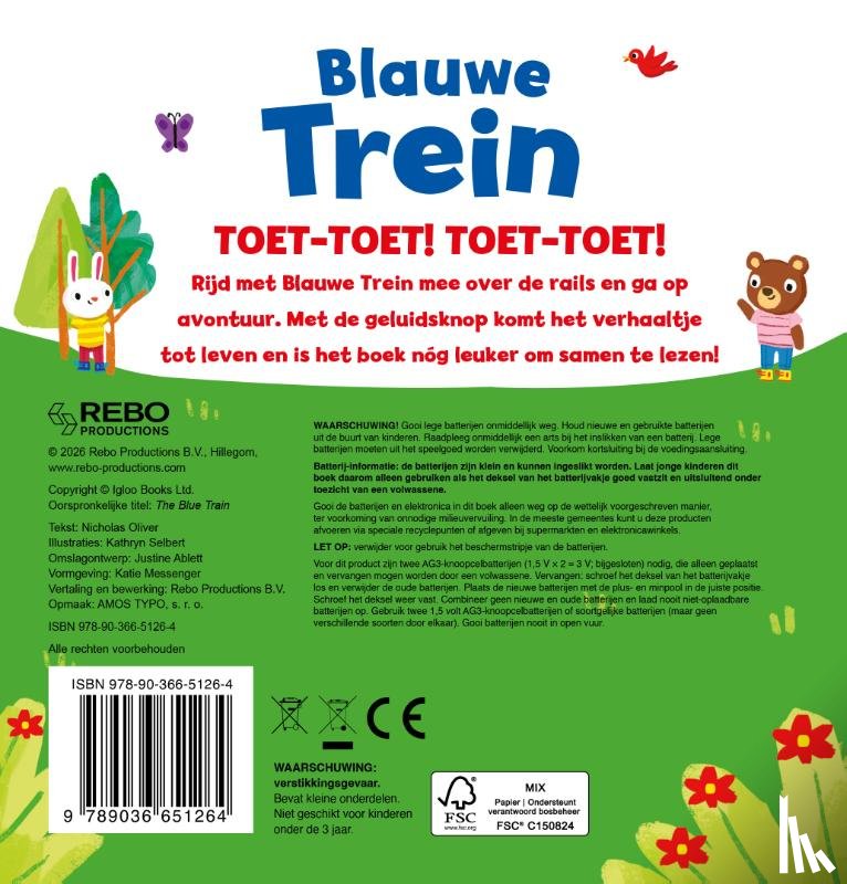 Oliver, Nicholas - Blauwe trein - 1-geluidboek