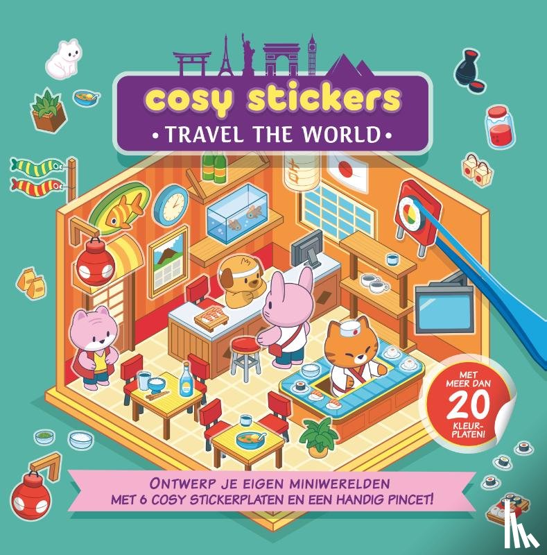 Chapman, Alexander - Travel the world - Cosy stickers