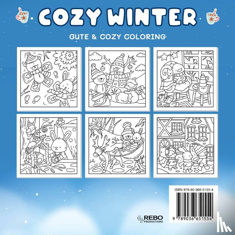  - Cozy winter - Cute & cozy coloring