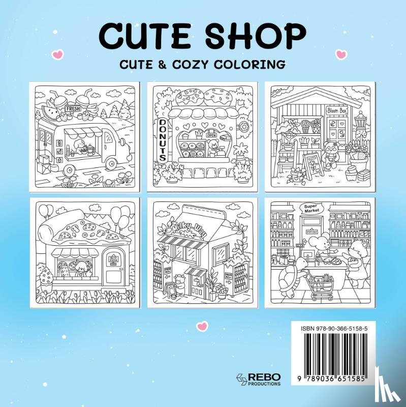  - Cute shop - Cute & cozy coloring