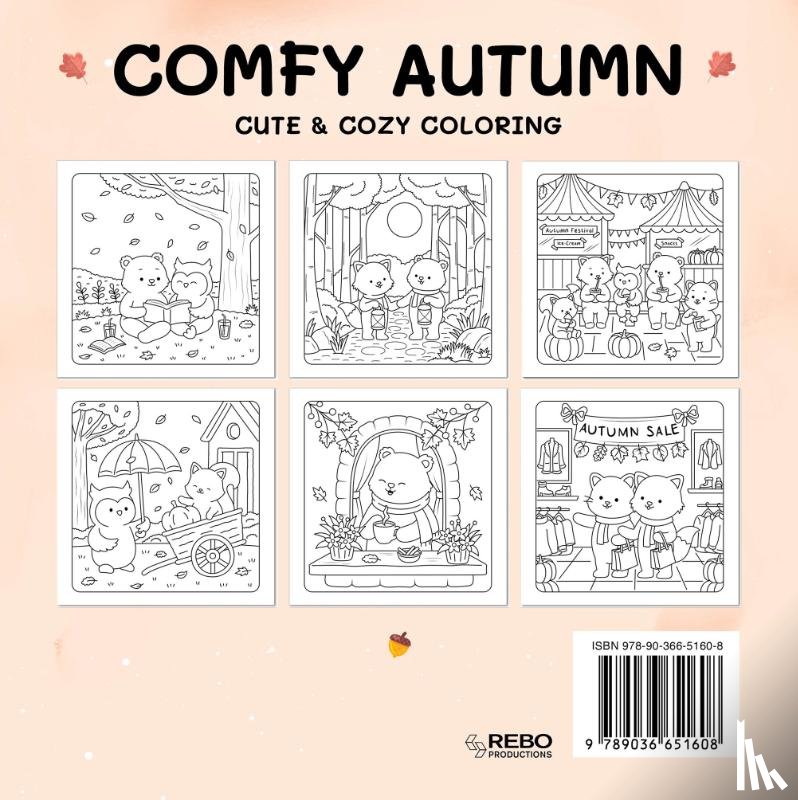  - Comfy autumn - Cute & cozy coloring