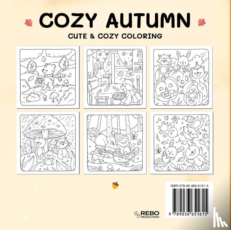  - Cozy autumn - Cute & cozy coloring