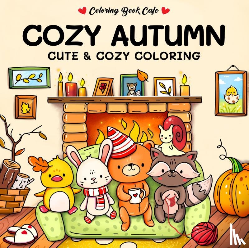  - Cozy Autumn (English) - Coloring Book Cafe