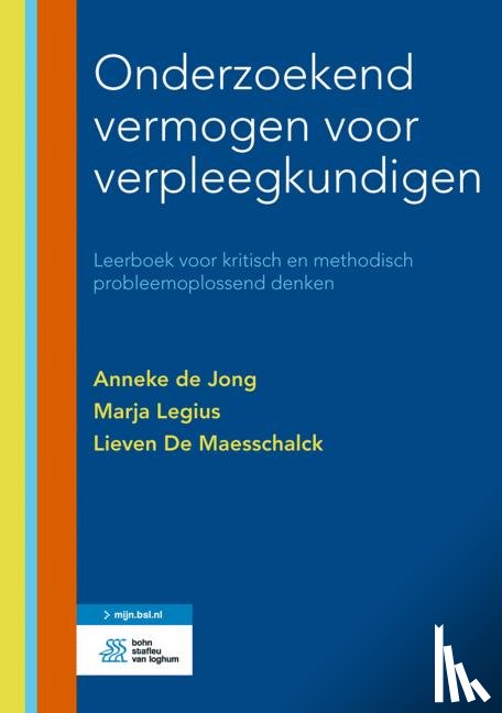 Jong, Anneke de, Maesschalck, Lieven De, Legius, Marja - Onderzoekend vermogen voor verpleegkundigen