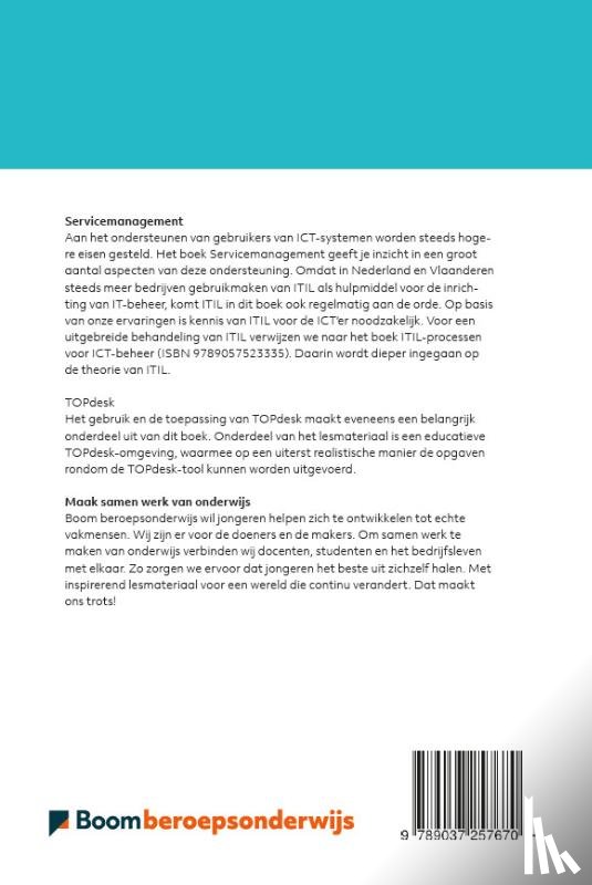 Gubbels, Frits, Graaf, Ron de - SERVICEMANAGEMENT
