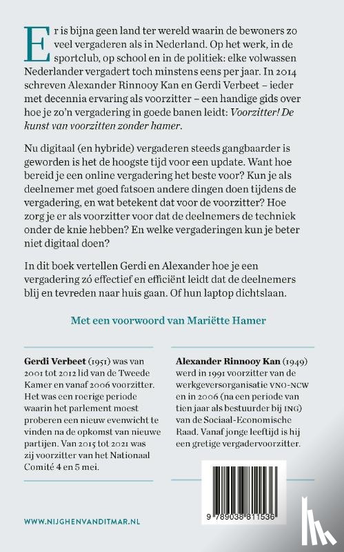 Verbeet, Gerdi, Rinnooy Kan, Alexander - Voorzitter!