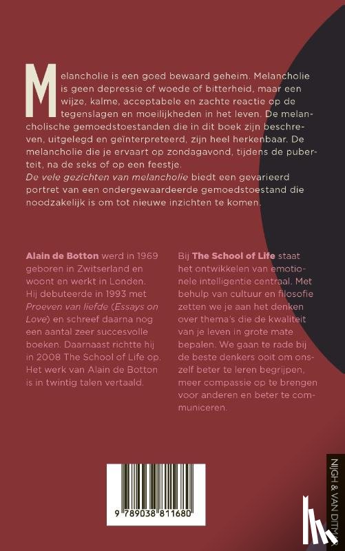 Botton, Alain de, The School of Life - De vele gezichten van melancholie