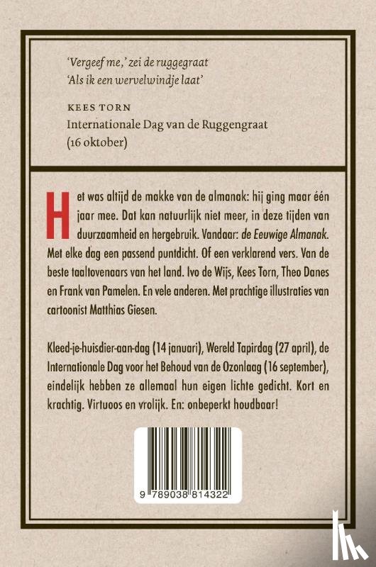 Pamelen, Frank van, Wijs, Ivo de, Torn, Kees, Danes, Theo, Giesen, Matthias - Eeuwige Almanak
