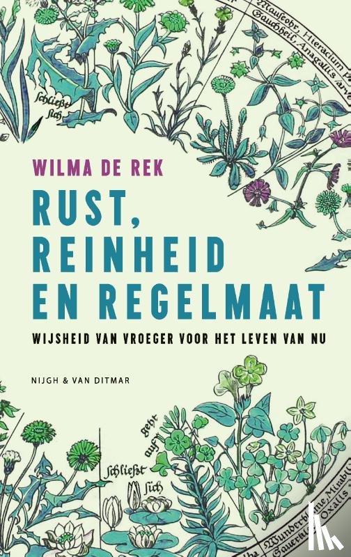Rek, Wilma de - Rust, reinheid en regelmaat