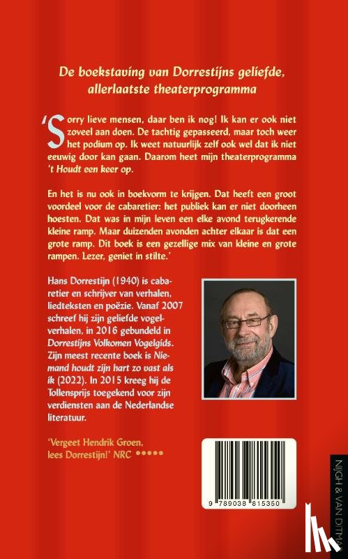 Dorrestijn, Hans - 't Houdt een keer op