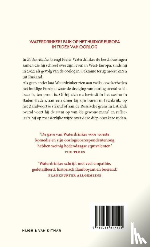 Waterdrinker, Pieter - Baden-Baden