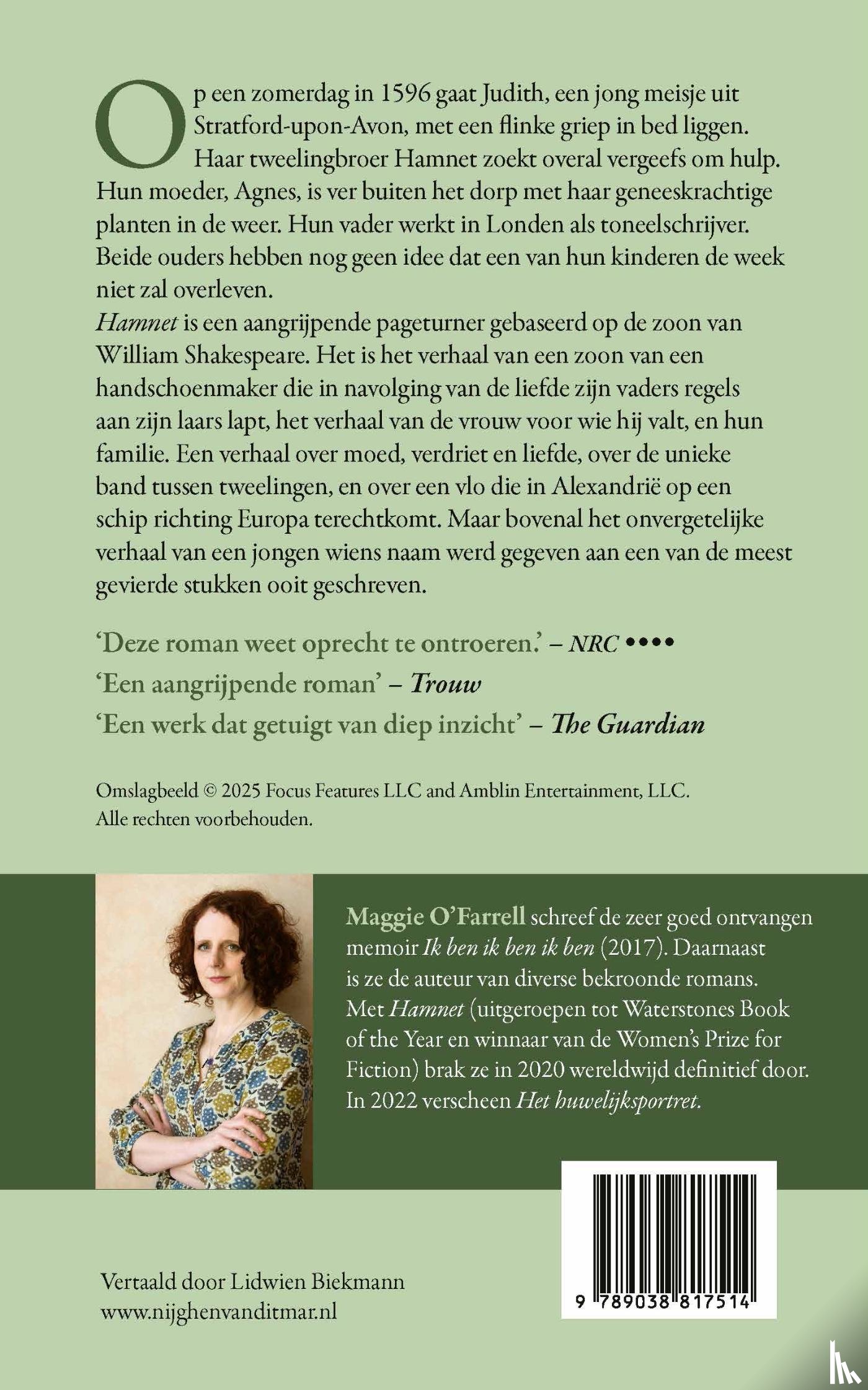 O'Farrell, Maggie - Hamnet