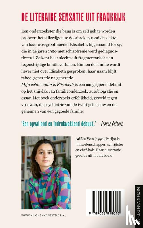 Yon, Adèle - Mijn echte naam is Elisabeth