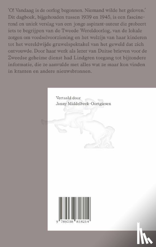 Lindgren, Astrid, Offel, Anneleen Van - Oorlogsdagboek