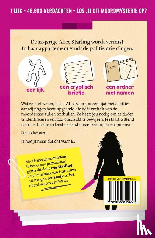 Starling, Iris - Alice is niet de moordenaar
