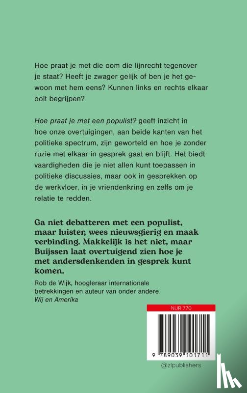 Buijssen, Huub - Hoe praat je met een populist?
