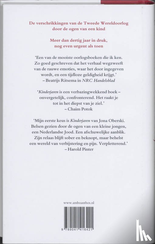 Oberski, Jona - Kinderjaren