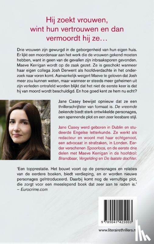 Casey, Jane - De vreemde bekende