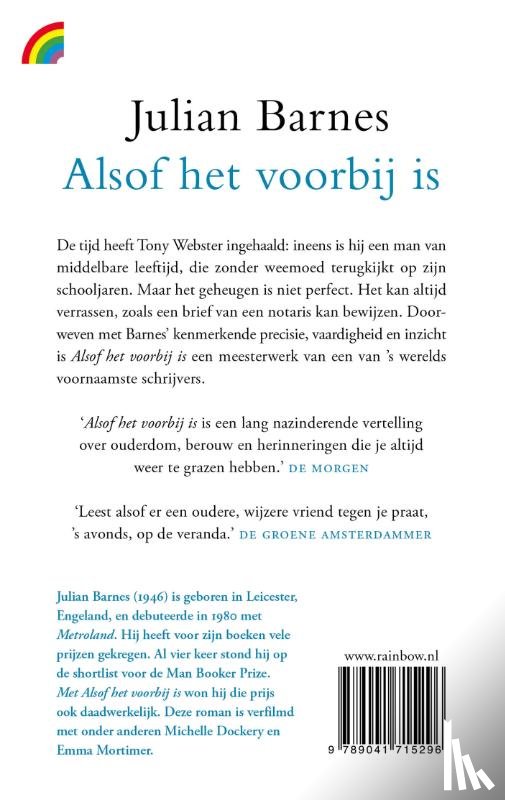 Barnes, Julian - Alsof het voorbij is