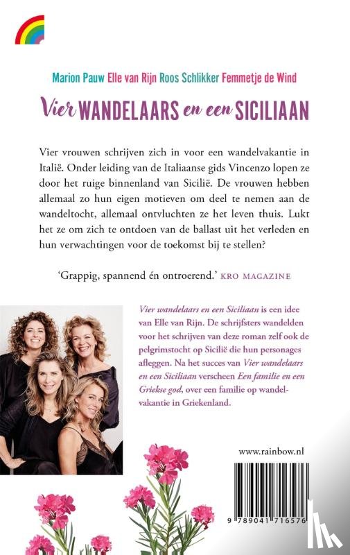 Rijn, Elle van, Pauw, Marion, Schlikker, Roos, Wind, Femmetje de - Vier wandelaars en een Siciliaan