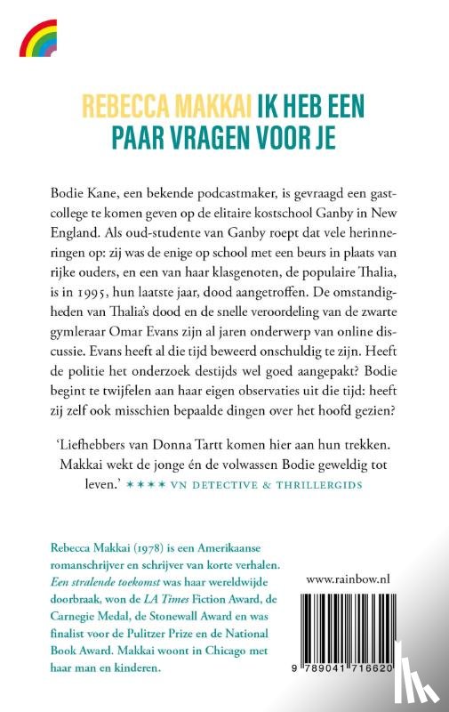 Makkai, Rebecca - Ik heb een paar vragen voor je