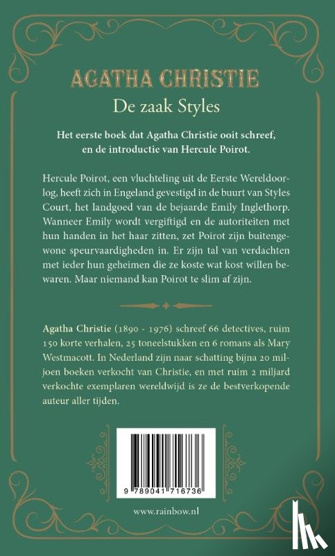 Christie, Agatha - De zaak Styles