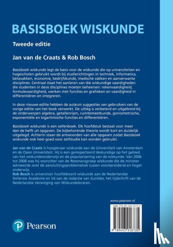 Craats, Jan van de, Bosch, R. - Basisboek wiskunde
