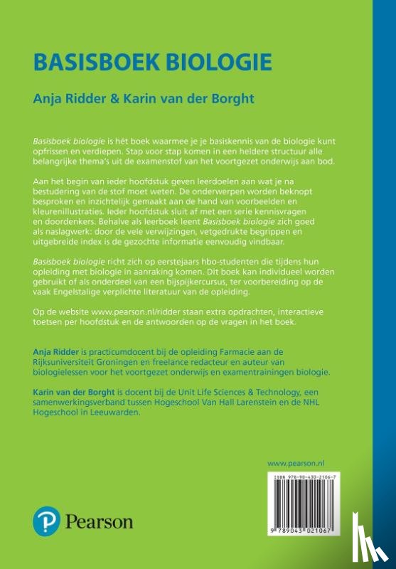 Ridder, Anja, Borght, Karin van der - Basisboek biologie