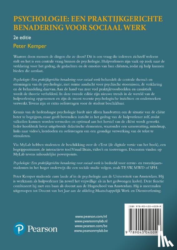 Kemper, Peter - Psychologie, 2e editie met MyLab NL