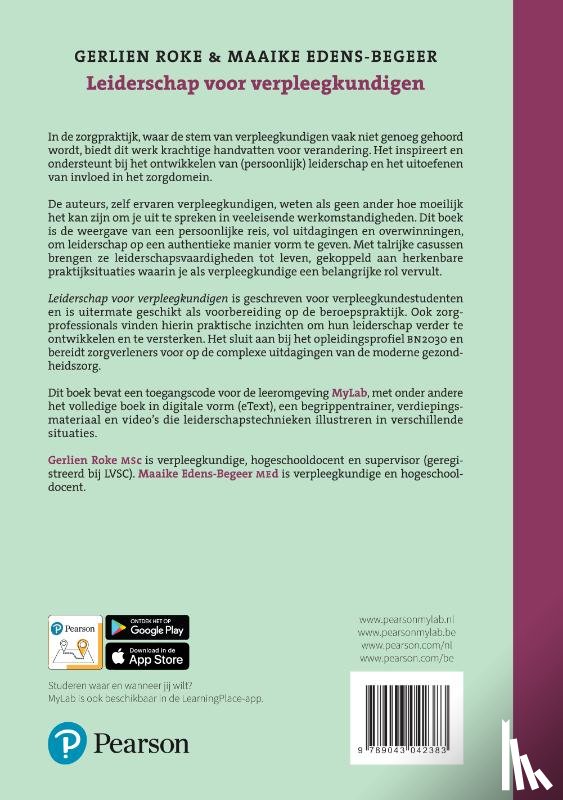 Roke, Gerlien, Edens-Begeer, Maaike - Leiderschap voor verpleegkundigen