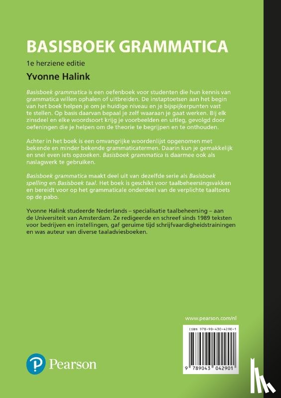 Halink, Yvonne - Basisboek grammatica