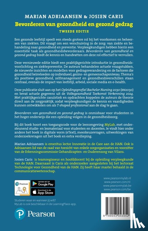 Adriaansen, Marian, Caris, Josien - Bevorderen van gezondheid en gezond gedrag