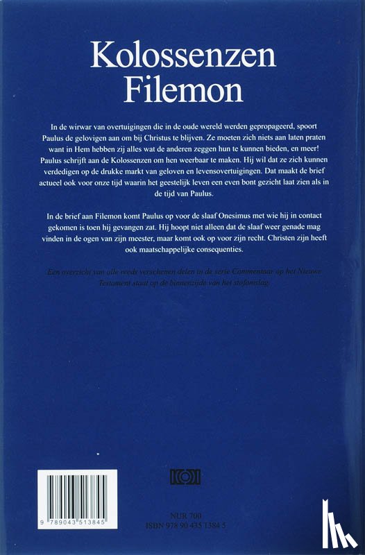 Eck, J. van - Kolossenzen en Filemon