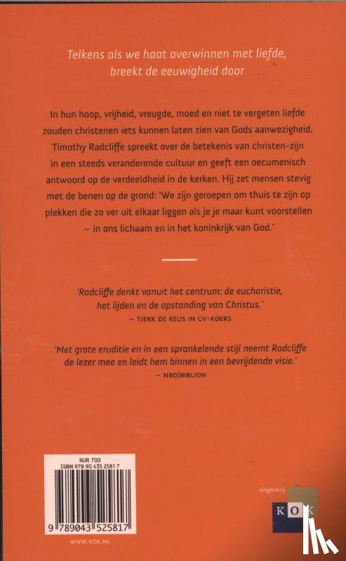 Radcliffe, Timothy - Waarom ik christen ben