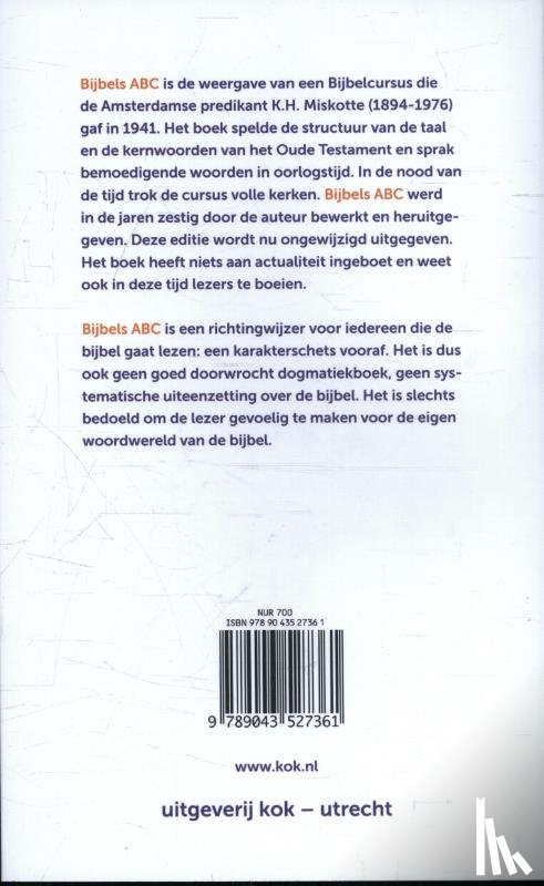 Miskotte, K.H. - Bijbels ABC