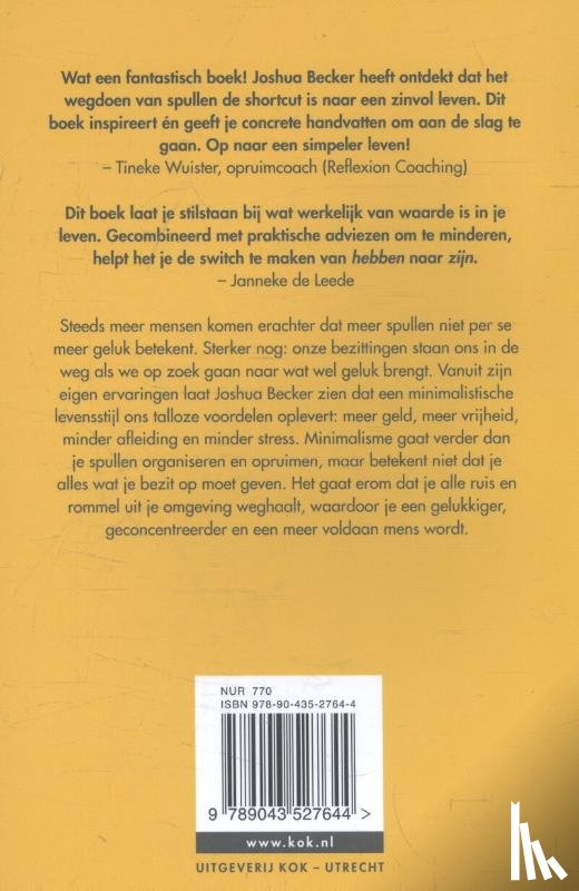 Becker, Joshua - Meer door minder