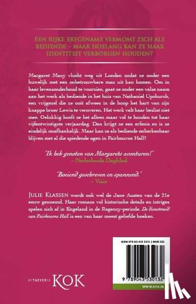 Klassen, Julie - De dienstmeid van Fairbourne hall