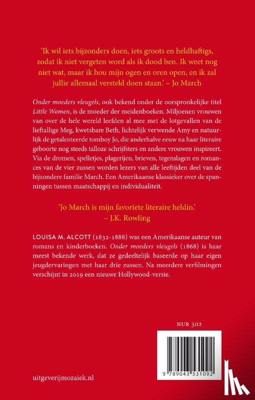 Alcott, Louisa M. - Onder moeders vleugels